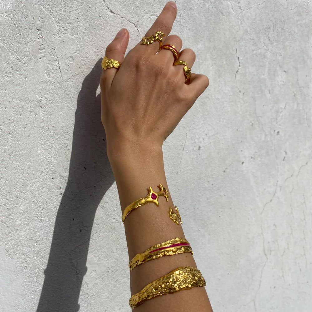 Enki Cuff - Fuşya