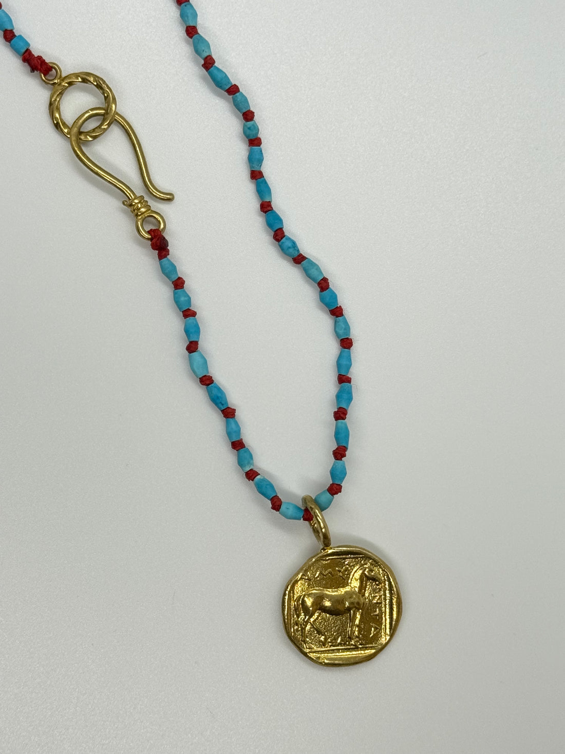 AnticArt kolye Firuze taşlı