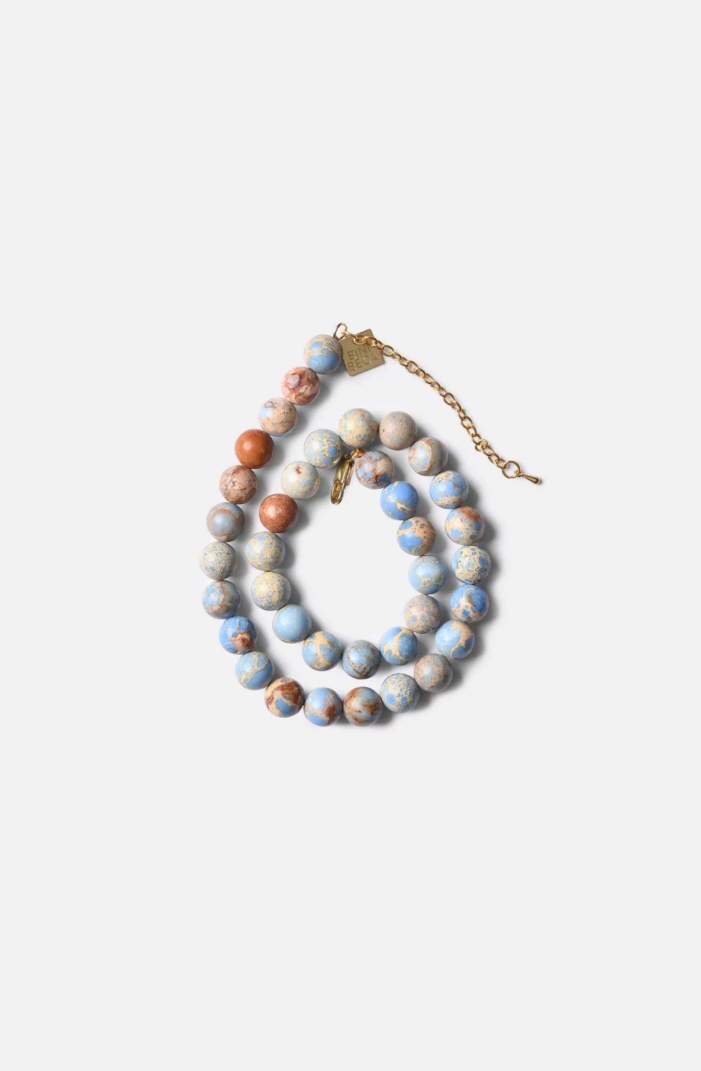 Blue Sea Sediment Necklace