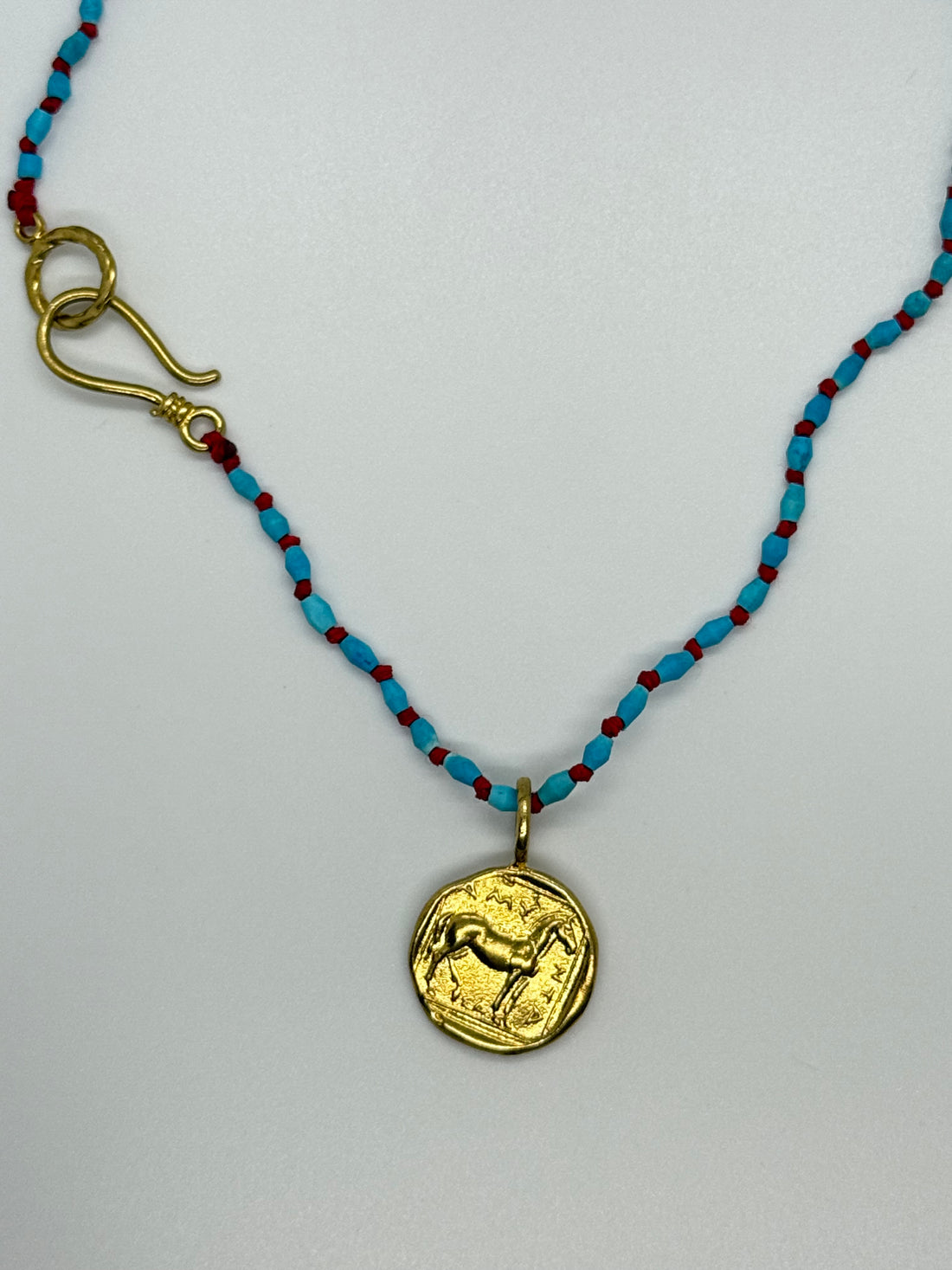 AnticArt kolye Firuze taşlı