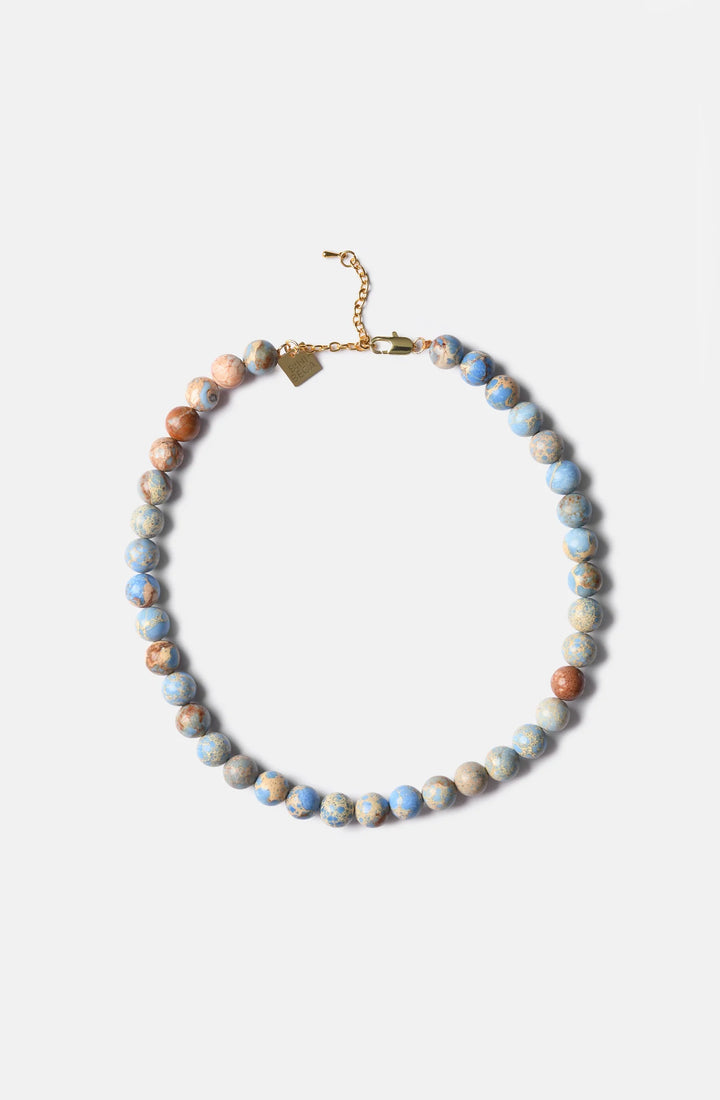 Blue Sea Sediment Necklace